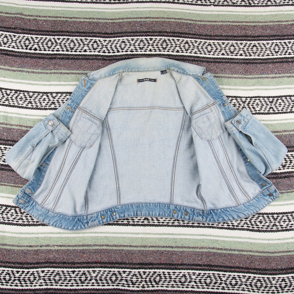 Blue Gas Denim Trucker Jacket - Picture 4 of 7